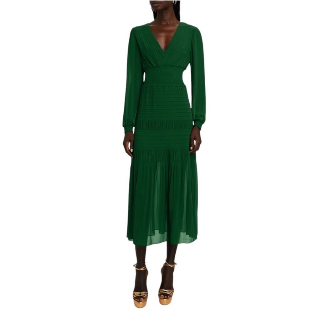 Adrianna Smocked Midi Dress